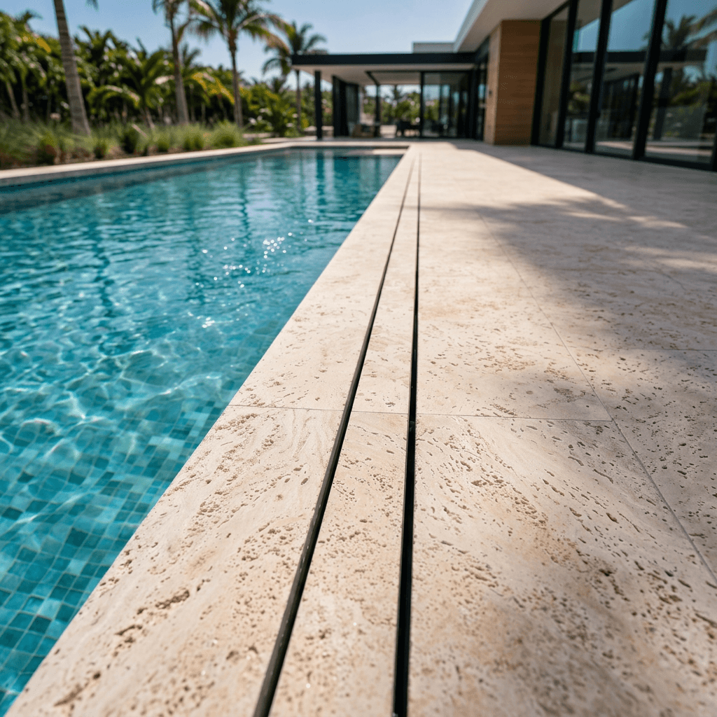 Ralo Linear Oculto Externo instalado em ambiente